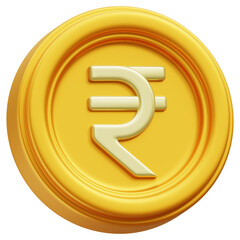  Rupee Coin 3d, 3d icon, 3d illustration, style, render, rendering, Suitable for website, mobile app, print, presentation, infographic and any other project.
