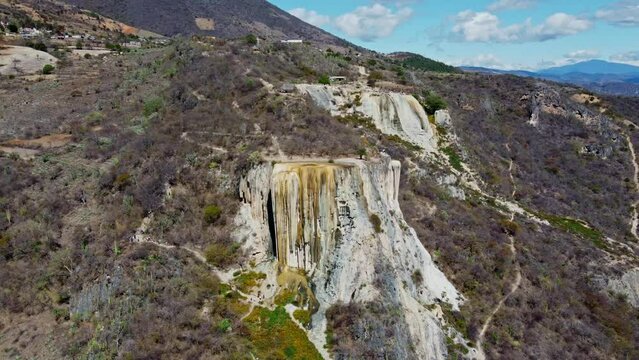 Hierve el Agua, thermal spring in the Central Valleys of Oaxaca, Mexico