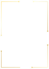 golden vintage frame