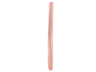 wooden stick isolated on white background