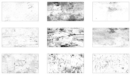 Collection of grunge textures. Background .Texture Vector. Dust Overlay Distress Grain