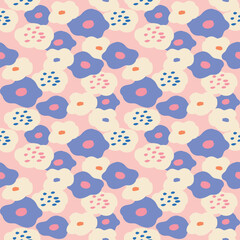 Abstract cute design with flower