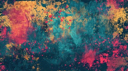 Obraz na płótnie Canvas colorful vibrant Marvel background texture , liquid glossy effect, golden metallic and mix color pattern wallpaper, mix of bright colors and gold reflective particles randomly distributed, 