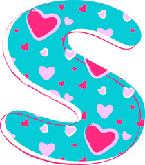 Love Alphabet Lettering S