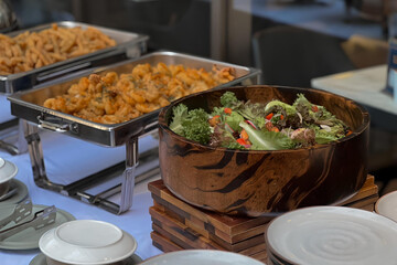 thai food in the restaurant