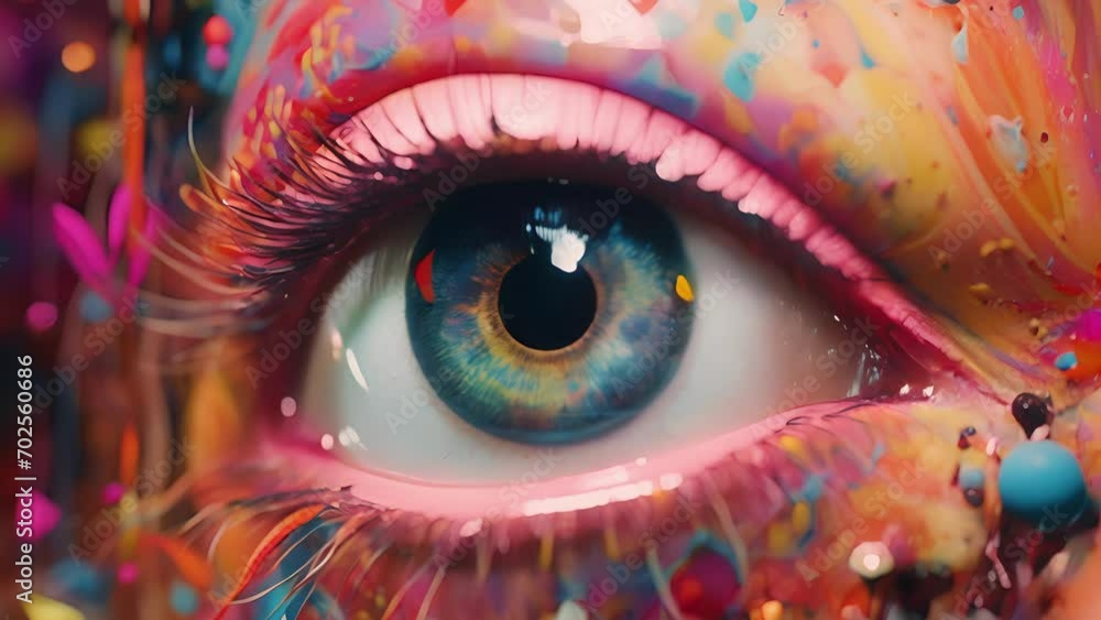 Poster witness the collision of art and technology as this psychedelic video pushes the boundaries of imagi