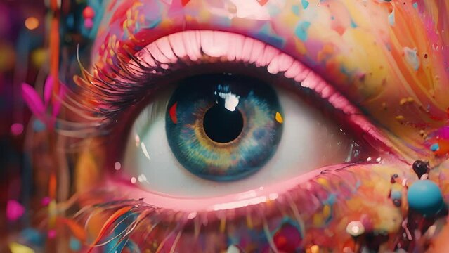 Witness the collision of art and technology as this psychedelic video pushes the boundaries of imagination and creativity.