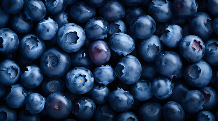 Blueberry Texture, A Bountiful Harvest of Fresh Blueberries