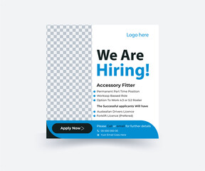 Free vector digital marketing  vector image ,social media post and corporate web banner template