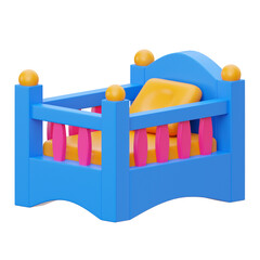 Baby Crib 3d icon