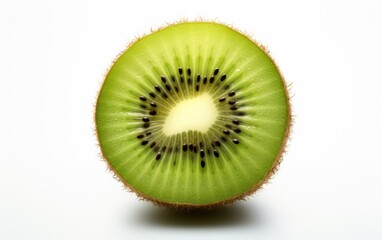 fresh kiwi fruit isolated on white background
