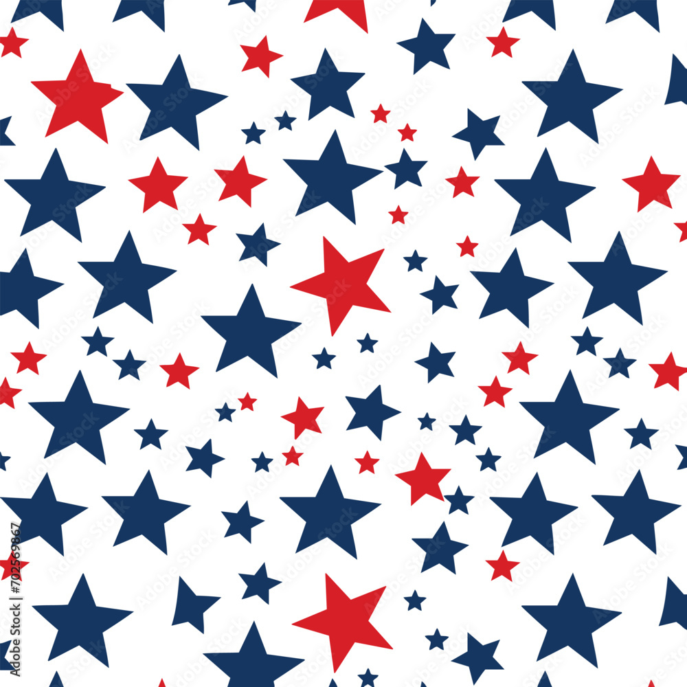 Poster pattern with stars background isolated design