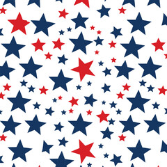 Obraz premium pattern with stars background isolated design
