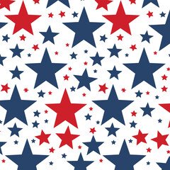Obraz premium stars and stripes pattern isolated background design