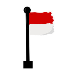 Indonesia Flag Pole