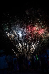 fireworks at a New Years Eve celebration