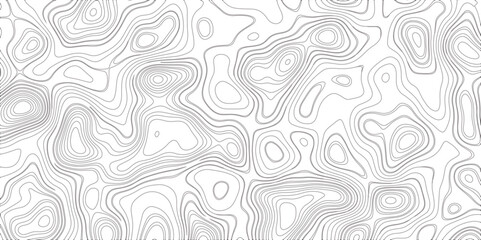 Abstract design with seamless pattern with lines topographic map. geographic mountain relief. retro topographic map. geographic contour map. paper texture imitation of a geographical map shades.