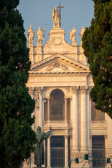 Fototapeta na wymiar La Basilique Saint-Jean-de-Latran à Rome