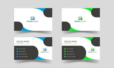 Modern and professional business card template