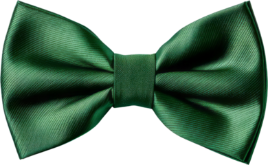 Green Satin Bow Tie, Essential Accessory, wedding, ceremony, Celebrations, Lucky, Irish, St. Patrick's day, PNG, Transparent, isolate.