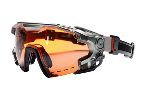 Success with Augmented Reality Glasses Tailored for Agriculture on a White or Clear Surface PNG Transparent Background