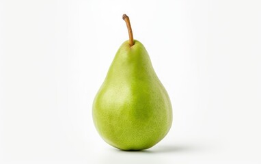 fresh pear isolated on white background