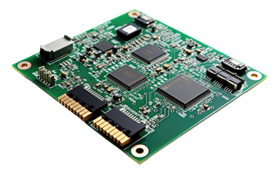 Circuit Board (FPC) Enhances Electronics with Seamless Flexibility on a White or Clear Surface PNG Transparent Background
