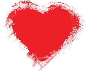 Glitch distorted heart shape . Minimal art design . Noise destroyed heart logo . Trendy defect error shapes . Glitched frame .Broken effect . Grunge texture . Distress effect .vector