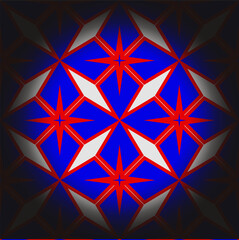 For greeting card, flyers posters, brochures. Abstract geometric pattern.