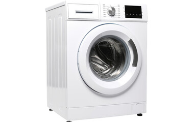 Shining Bright in the World of Green Laundry with Energy Efficiency on a White or Clear Surface PNG Transparent Background