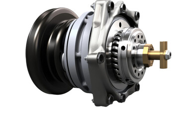 Achieve Unmatched Braking Stability with the Heavy Duty Truck Chamber on a White or Clear Surface PNG Transparent Background