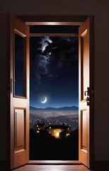 door to the night