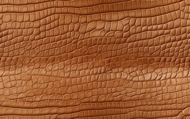 Fototapeta premium Crocodile Scaled Light Brown Texture