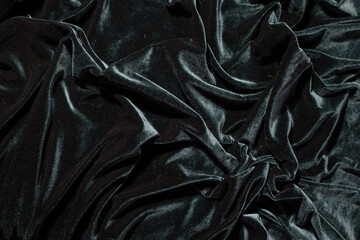 Textured fabric in folds and jams, background for creativity and layouts. High quality photo