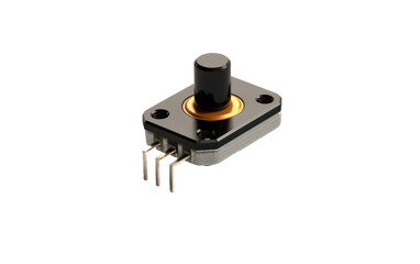 Hall Effect Sensor Innovation Essential Component for Streamlined and Precision Positioning Systems on a White or Clear Surface PNG Transparent Background