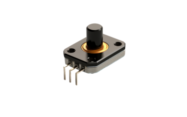 Hall Effect Sensor Innovation Essential Component for Streamlined and Precision Positioning Systems on a White or Clear Surface PNG Transparent Background