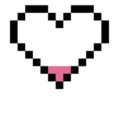 Pixel Heart Element 
