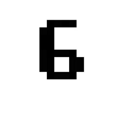 Fototapeta premium Pixel Number 