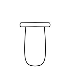 Simple Laboratory Flask Icon 