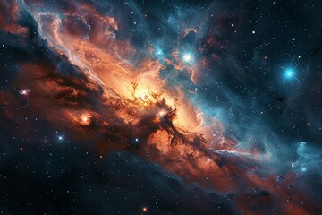 cosmic nebulae and galaxies