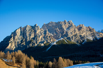 the splendid Monte Cristallo which overlooks the beautiful Cortina d'Ampezzo