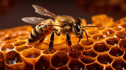 Bees on Hexagonal Honeycombs