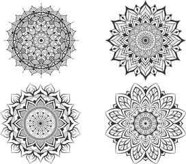 vector Mandala design for invitation card
