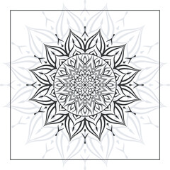 vector Mandala design for invitation card