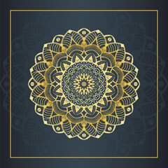 vector Mandala design for invitation card