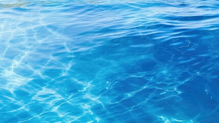 Refreshing Azure Blue Water Background