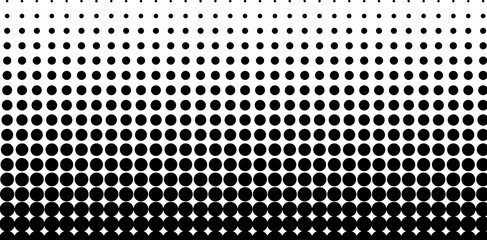 Halftone dotted effect isolated on transparent background  - obrazy, fototapety, plakaty