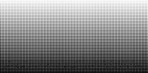 Halftone dotted effect isolated on transparent background 