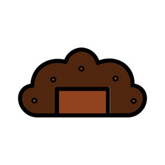 Cooker Home Rice Filled Outline Icon