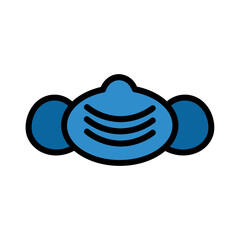 Glasses Mask Safety Filled Outline Icon